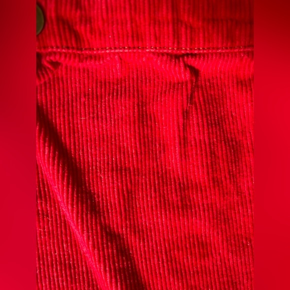 Hanna Andersson red corduroy jumper size 18/24 mo - Picture 2 of 5